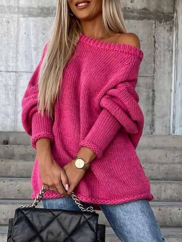 HELENA – SWETER Z DEKOLTEM NA JEDNO RAMIĘ
