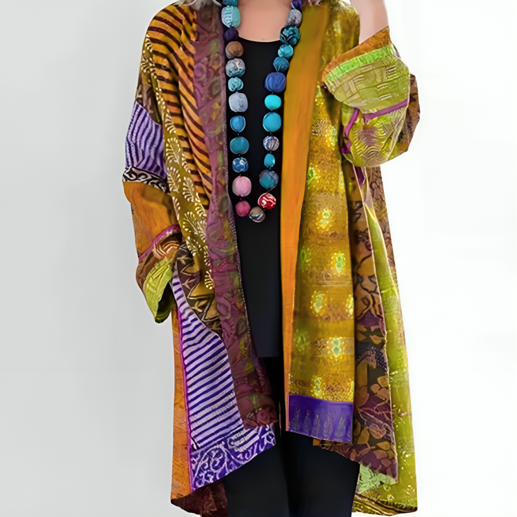 GRAŻYNA - KOLOROWY KIMONO KARDIGAN BOHO
