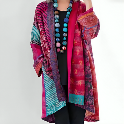 GRAŻYNA - KOLOROWY KIMONO KARDIGAN BOHO