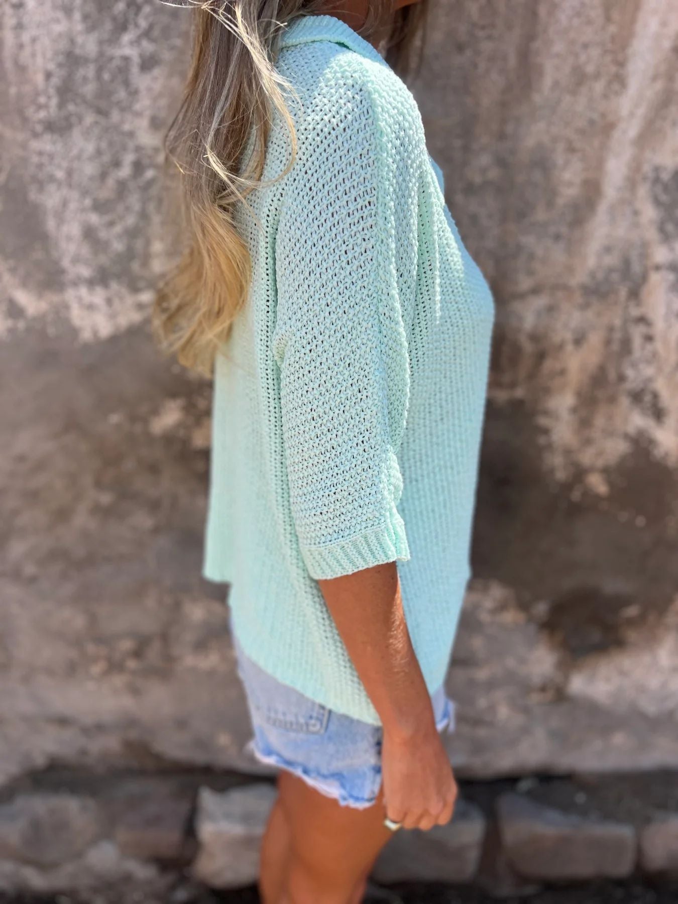 SABINA – SWETER Z KOŁNIERZYKIEM
