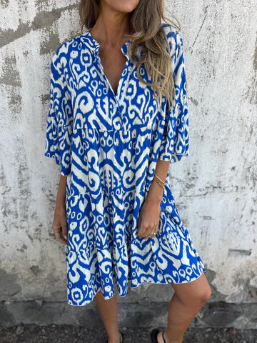 MAJA – LETNIA SUKIENKA Z WZOREM