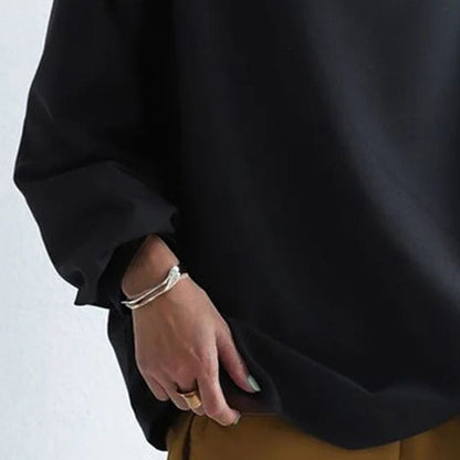 BOGNA - ELEGANCKA CZARNA BLUZKA OVERSIZE