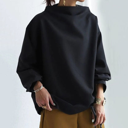 BOGNA - ELEGANCKA CZARNA BLUZKA OVERSIZE