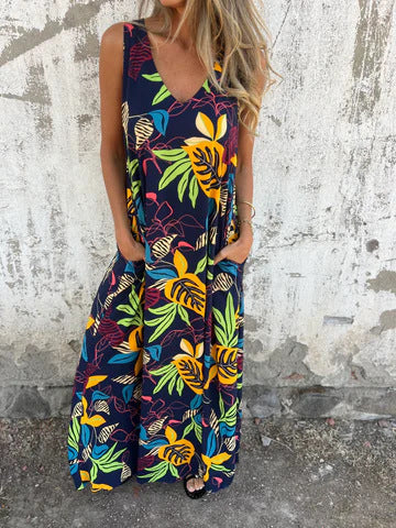 ZUZANNA – LETNIA SUKIENKA W LIŚCIE